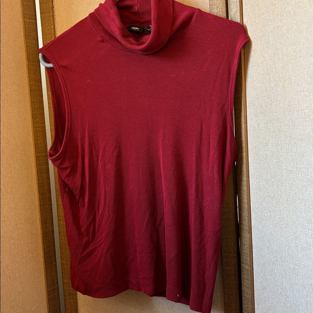 Mossimo Sleeveless Cowl Neck Top Large